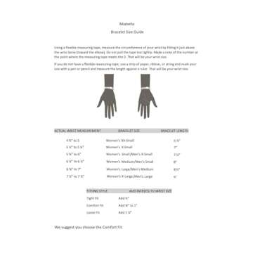 Miabella 925 Sterling Silver Handmade Bead Chain Bracelet