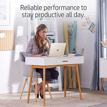 Epson EcoTank ET-28 Series Wireless Color All-in-One Cartridge-Free Supertank Printer with Scan and Copy, The Ideal Basic Home Printer, Mobile Printing, LCD Display, Voice-Activated, White