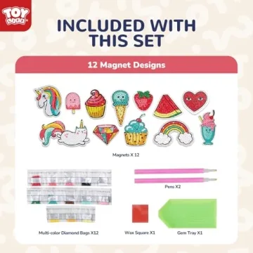 TOY Life Diamond Kits for Kids' Creative Crafting Fun
