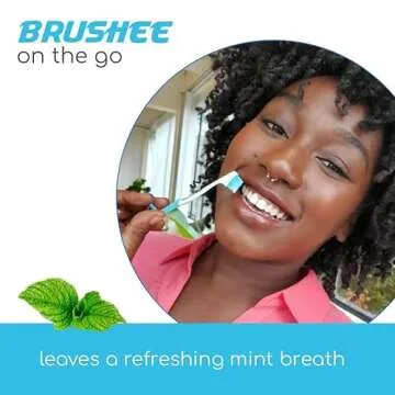 Brushee 3-in-1 Travel Toothbrush for Dental Hygiene