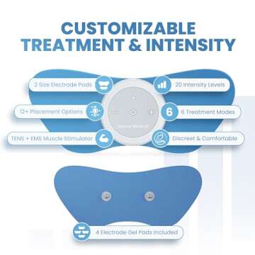 Rechargeable Wireless TENS Unit for Pain Relief