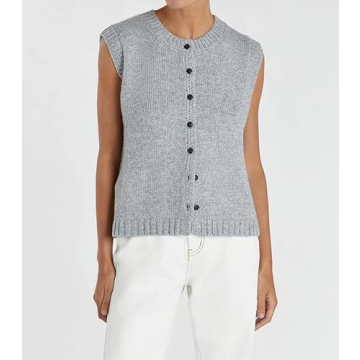 Cioatin Summer Knit Sweater Vest 2024 for Women