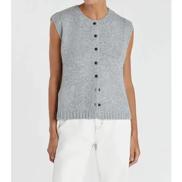 Cioatin Summer Knit Sweater Vest 2024 for Women