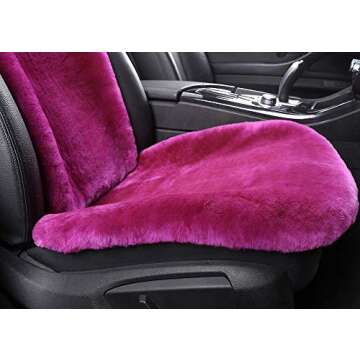 OGLAND Premium Sheepskin Car Seat Covers - Comfort & Style