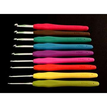 Ergonomic Crochet Hook Set for Comfort and Style