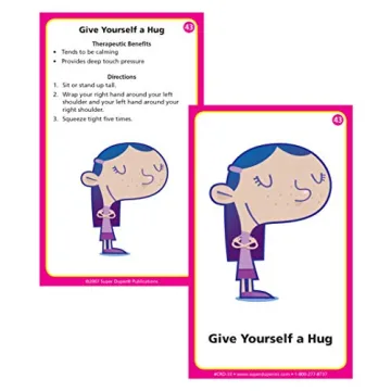 Sensory Diet Behavior Flash Cards for Kids Learning