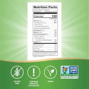 Nature's Way Liquid Coconut Oil - MCT Rich and Non-GMO