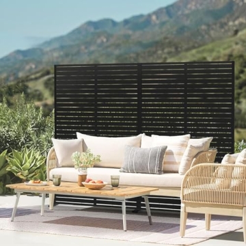 PexFix 76" x 47" Metal Privacy Screen for Outdoor Use
