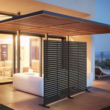 PexFix 76" x 47" Metal Privacy Screen for Outdoor Use