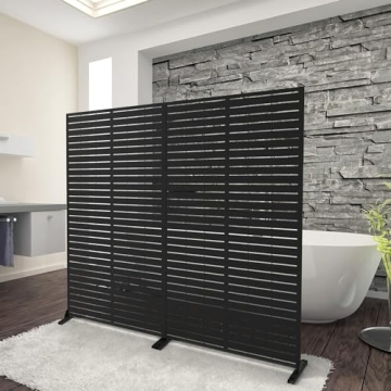 PexFix 76" x 47" Metal Privacy Screen for Outdoor Use