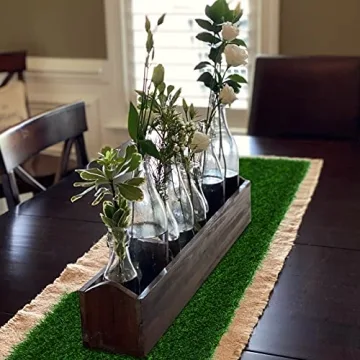 XLX TURF Artificial Grass Table Runner 12x36 Inch