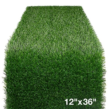 XLX TURF Artificial Grass Table Runner 12x36 Inch