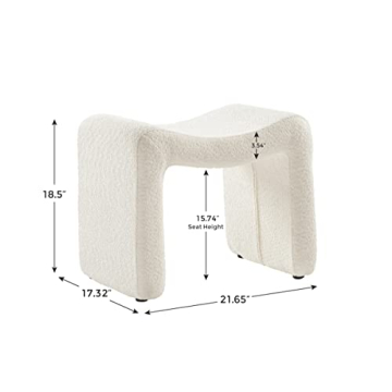 VANOMi Small Footstool Ottoman - Stylish & Multi-Functional