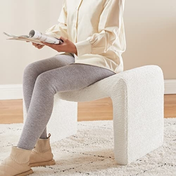 VANOMi Small Footstool Ottoman - Stylish & Multi-Functional