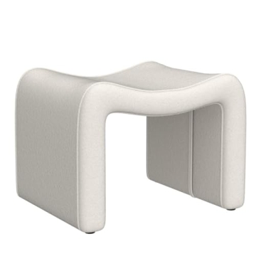 VANOMi Small Footstool Ottoman - Stylish & Multi-Functional