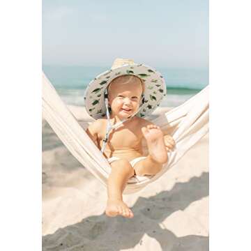 Matisaurus Sea Turtle Baby Lifeguard Hat for Sun Safety