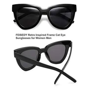FEISEDY Retro Cat Eye Sunglasses for All Styles and Ages