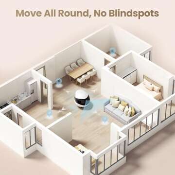 EBO Air 2 Pet Camera Robot with Night Vision and 2K Video