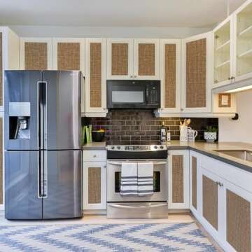 WADILE Grasscloth Peel and Stick Wallpaper 15.7in x 78.7in, Textured Contact Paper for Cabinets, Faux Linen Wall Paper Pull and Stick, Fabric Vinyl Wallpaper Self Adhesive Coffee