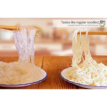 Sea Tangle Kelp Noodles (12oz) - Pack of 2 - Low Calorie Asian Noodles for Healthy Noodle Dishes - Gluten Free, Keto Noodle Sub for Rice Noodles, Glass Noodles, Pad Thai Noodles, Vermicelli