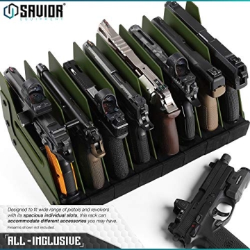 Savior Equipment Gun Pistol Rack for Handguns