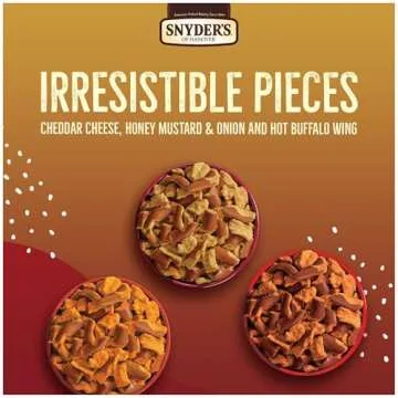 Snyder's of Hanover Pretzel Pieces Variety Pack - Snack Size Bags (18 Count)