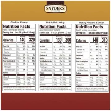 Snyder's Pretzel Pieces Variety Snack Packs - 18 Ct