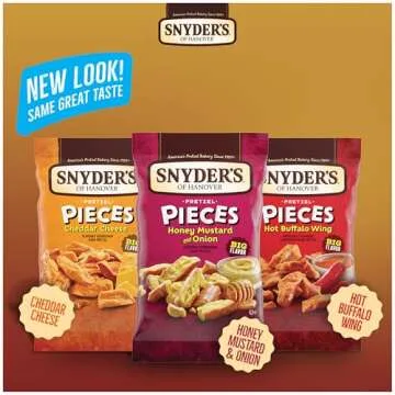 Snyder's Pretzel Pieces Variety Snack Packs - 18 Ct