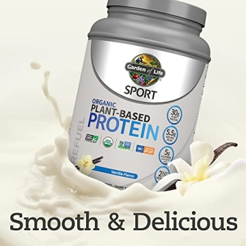 Organic Vegan Protein Powder with Probiotics and BCAAs