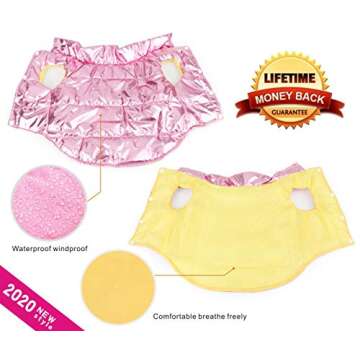 Idepet Dog Puppy Winter Coat Pet Cat Cute Warm Outfit Vest Cloth Apparel Doggy Cold Weather Jacket Hoodie for Chihuahua Teddy Poodle Pomeranian (XL, Pink)