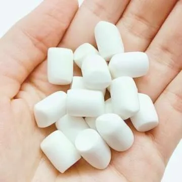 SBN Craft Supplies 50pc White Fake Marshmallows for Crafts