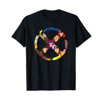 Marvel Studios X-Men '97 Animated Series X-Circle Logo Team T-Shirt