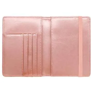 Travel Passport Holder Cover RFID Blocking Cute Slim Passport Wallet for Women