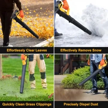 Cordless Leaf Blower, 450 CFM, 130-MPH, Dewalt 20V