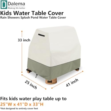 Dalema Kids Waterproof Water Table Cover for Outdoor Fun