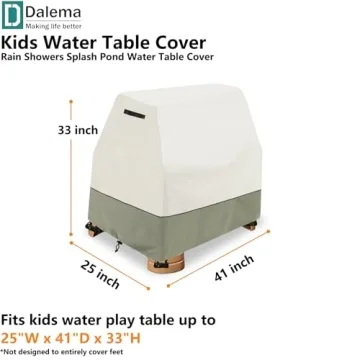 Dalema Kids Waterproof Water Table Cover for Outdoor Fun