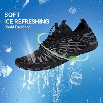 RUFONE Breathable Non-Slip Barefoot Shoes for Hiking