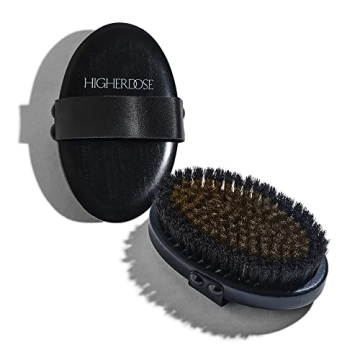 HigherDOSE Supercharge Copper Body Brush - Elevate Your Skincare Routine with Ion Charged Bristles