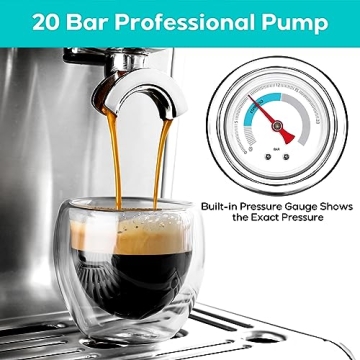 Buy CASABREWS Espresso Machine With Grinder for Home Brewing