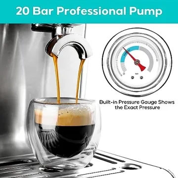 Buy CASABREWS Espresso Machine With Grinder for Home Brewing