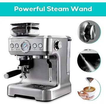 Buy CASABREWS Espresso Machine With Grinder for Home Brewing