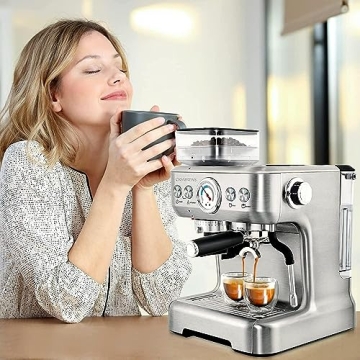Buy CASABREWS Espresso Machine With Grinder for Home Brewing