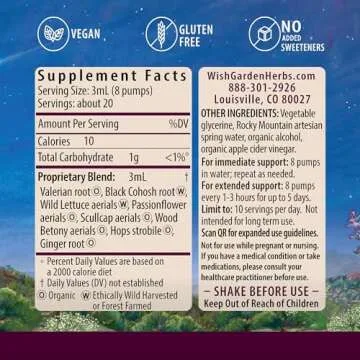 WishGarden Herbs Serious Relaxer & Muscle Tension - All-Natural Muscle Relaxation Herbal Supplement ...