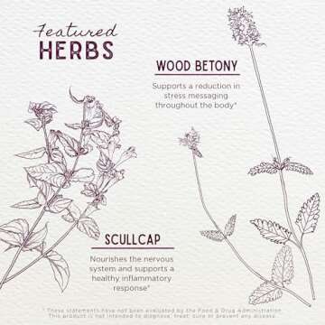 WishGarden Herbs Serious Relaxer & Muscle Tension - All-Natural Muscle Relaxation Herbal Supplement with Wild Lettuce & Wood Betony, Releases Muscle Tension, Relax Muscles & Muscle Discomforts, 4oz