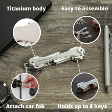 KeySmart Compact Key Holder | EDC Organizer with Expansion