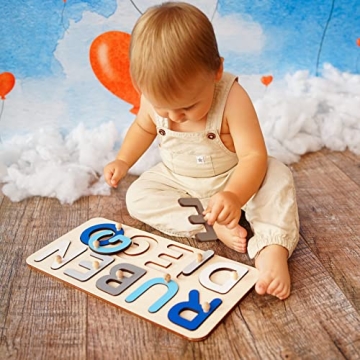 Personalized Wooden Name Puzzle for Kids Fun Learning Toy