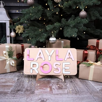 Personalized Wooden Name Puzzle for Kids Fun Learning Toy