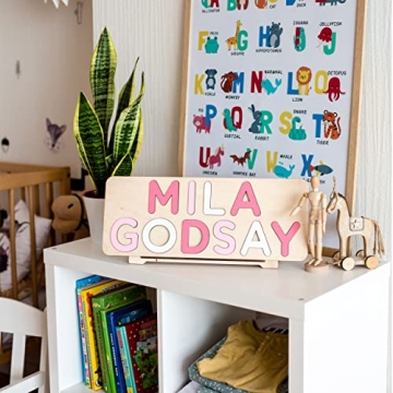 Personalized Wooden Name Puzzle for Kids Fun Learning Toy