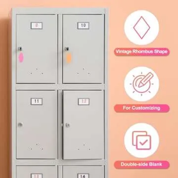 PATIKIL Vintage Motel Keychain - 50 Pack for DIY Crafts