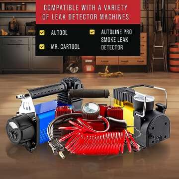 Maplefield - Diagnostic Smoke Fluid - 8 oz Leak Detection Solution - Produces High-Visibility Smoke - Helps Detect Automotive Leak Problems